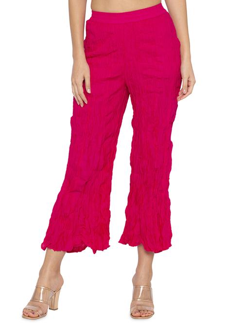 women solid bootcut trouser  - 16360331 -  Standard Image - 0