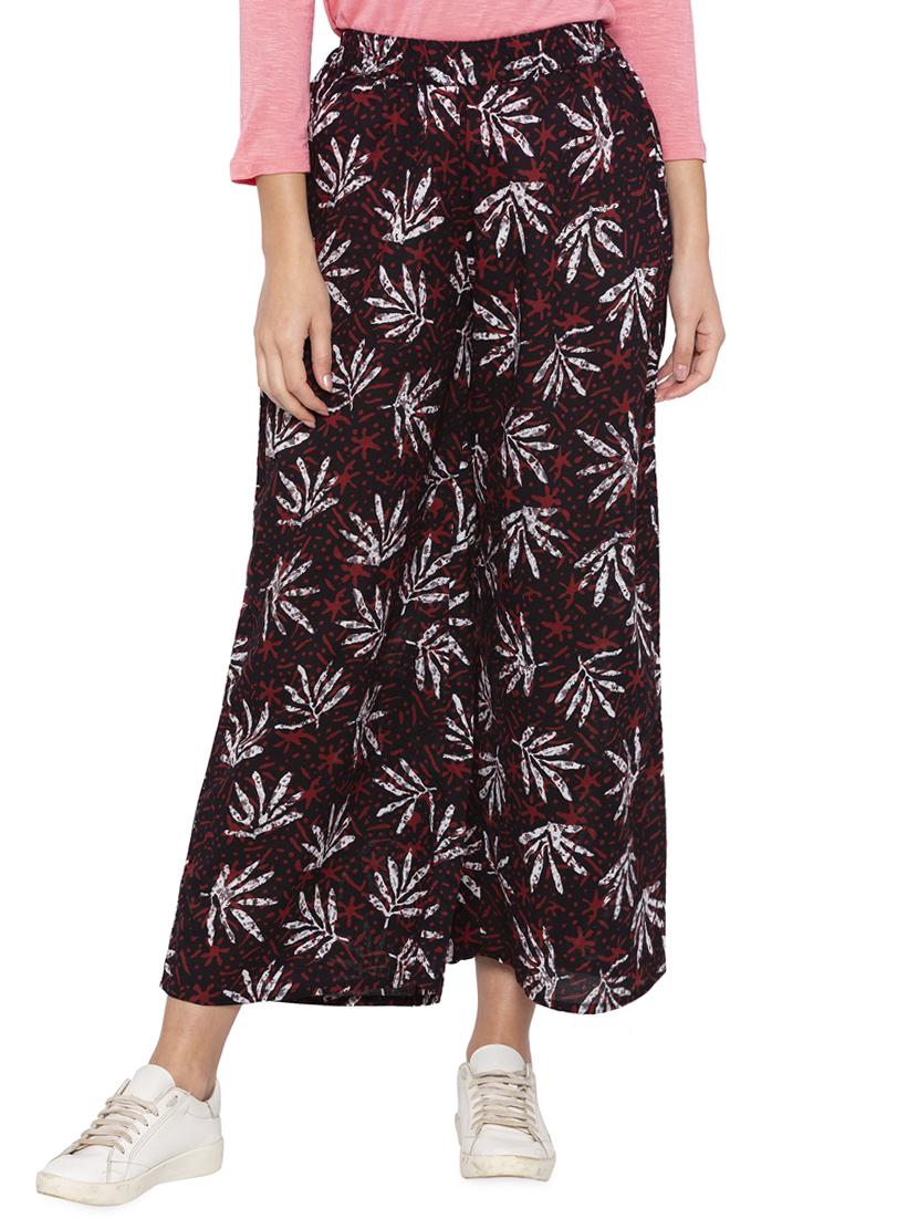 printed flared palazzo - 16360343 - Zoom Image - 0