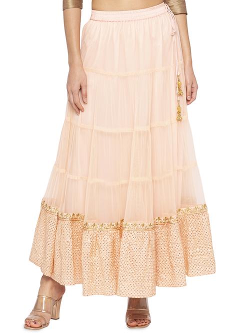 tiered flared skirt - 16360683 -  Standard Image - 0