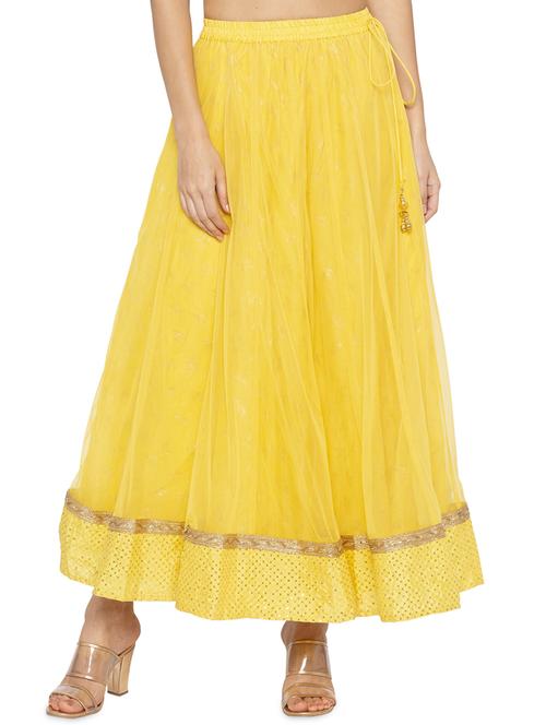 printed flared skirt - 16360684 - Standard Image - 0