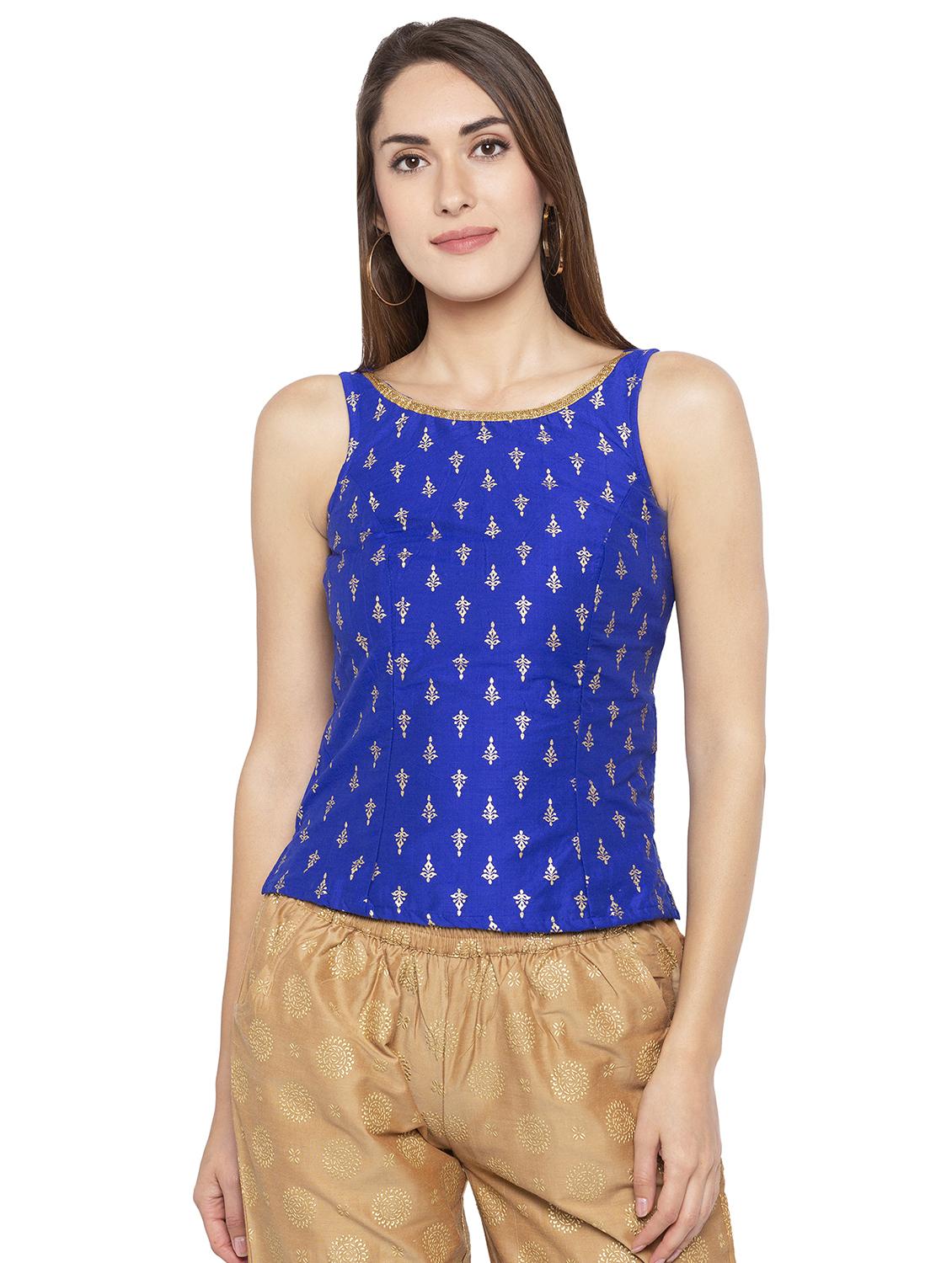 block print straight kurti - 16360837 - Zoom Image - 0