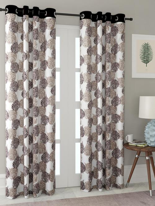 polyester printed long door curtains - 16363845 - Standard Image - 0