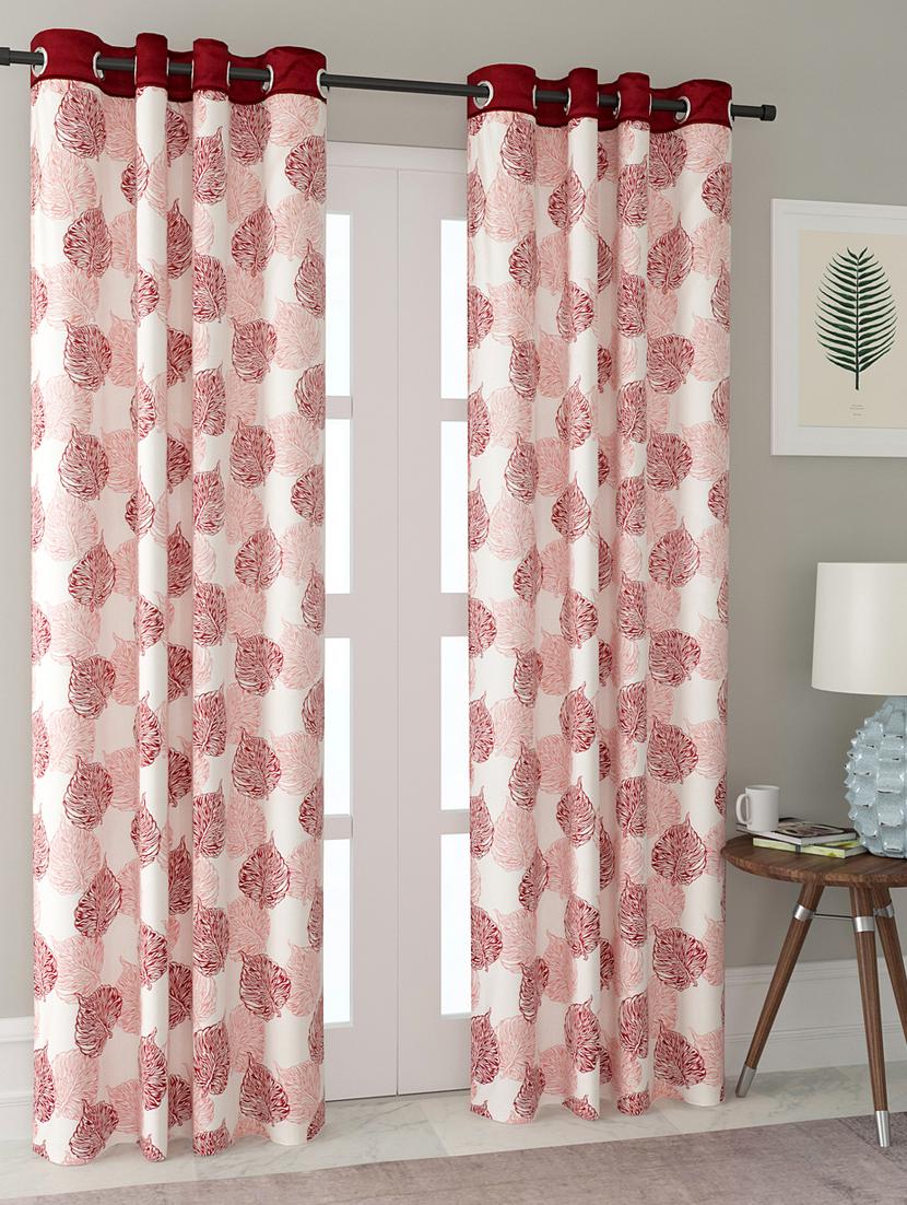 polyester printed long door curtains - 16363851 -  Zoom Image - 0