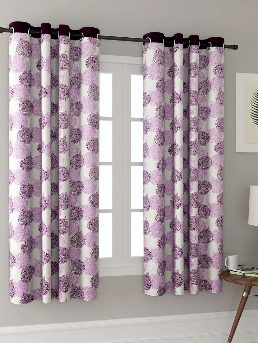 polyester printed window curtains - 16363852 -  Zoom Image - 0
