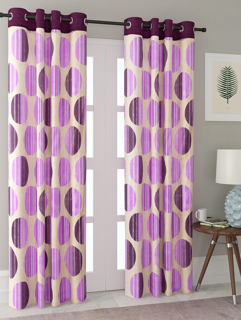polyester printed long door curtains - 16363887 - Zoom Image - 0