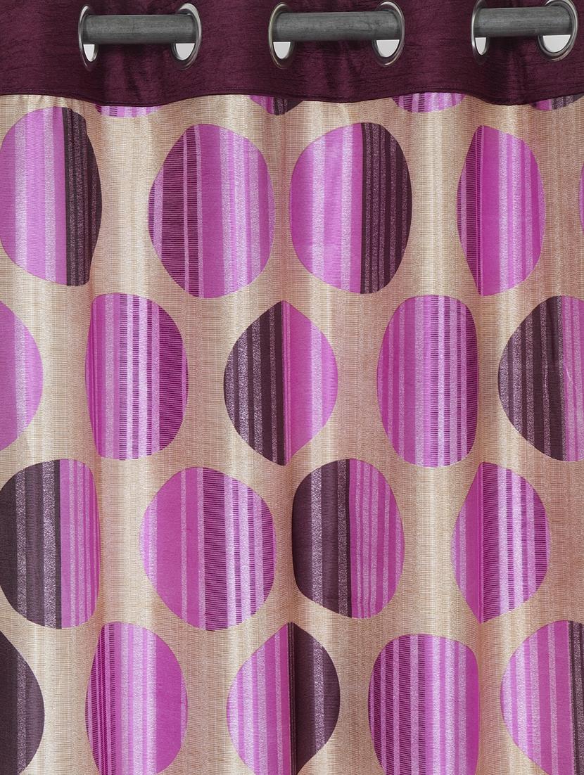 polyester printed long door curtains - 16363887 - Standard Image - 3