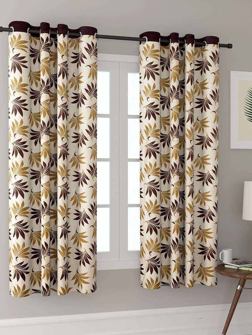 polyester printed window curtains