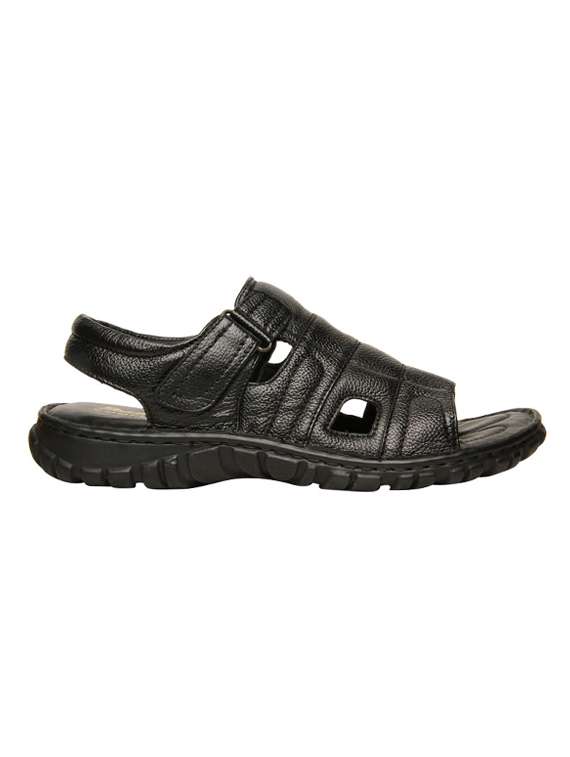 bata black leather back strap sandals