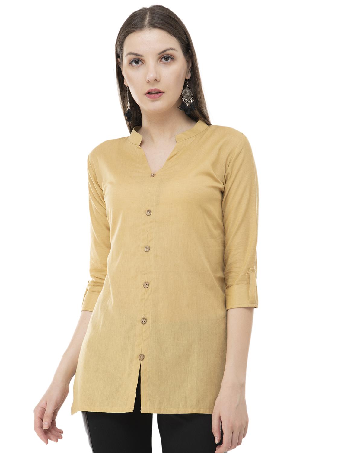 solid straight kurti - 16366673 - Zoom Image - 0