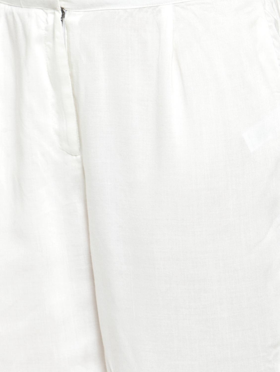 solid flared kurta palazzo set - 16369213 - Standard Image - 5