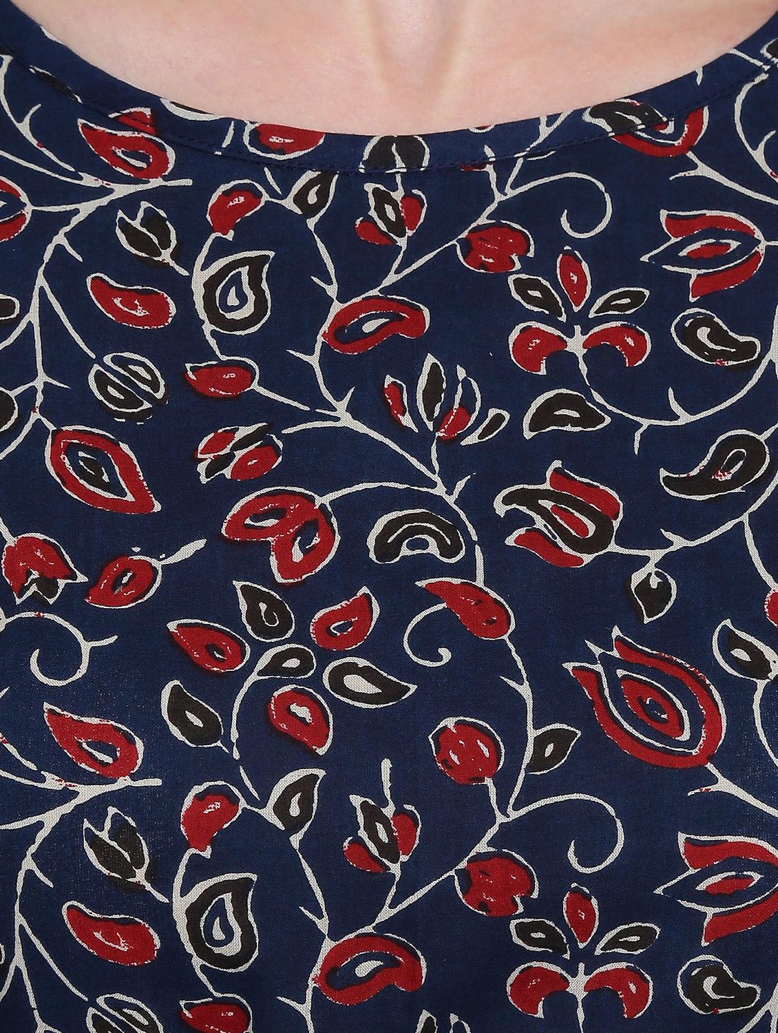 kalamkari printed kurta palazzo set - 16369225 - Standard Image - 3