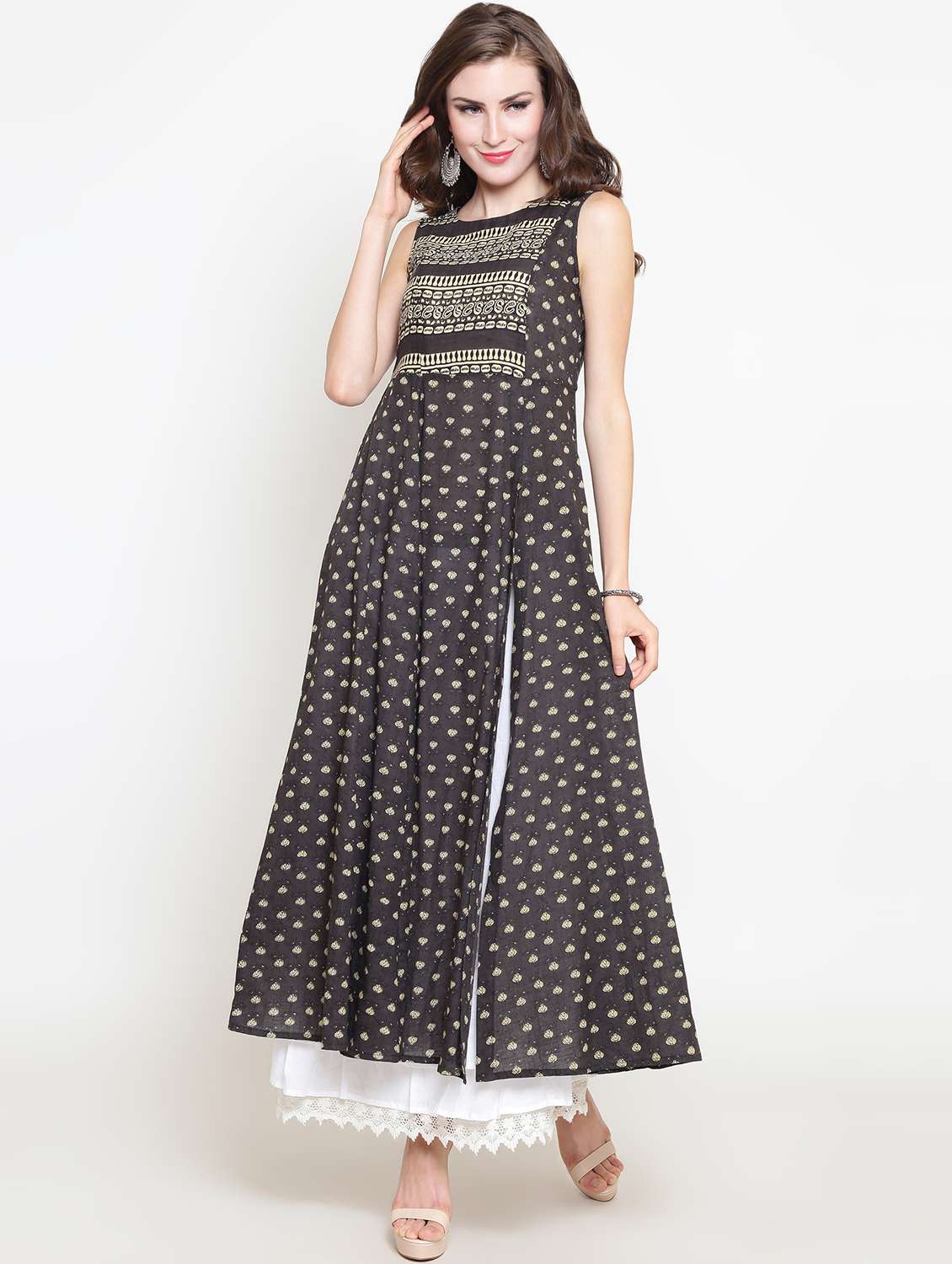 women's front slit kurta