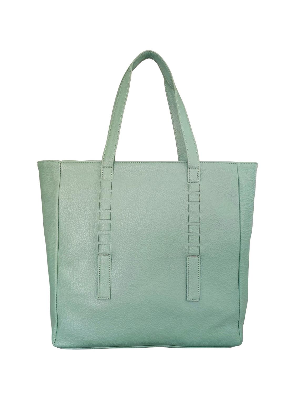 green leatherette (pu) handbag - 16370257 - Zoom Image - 0