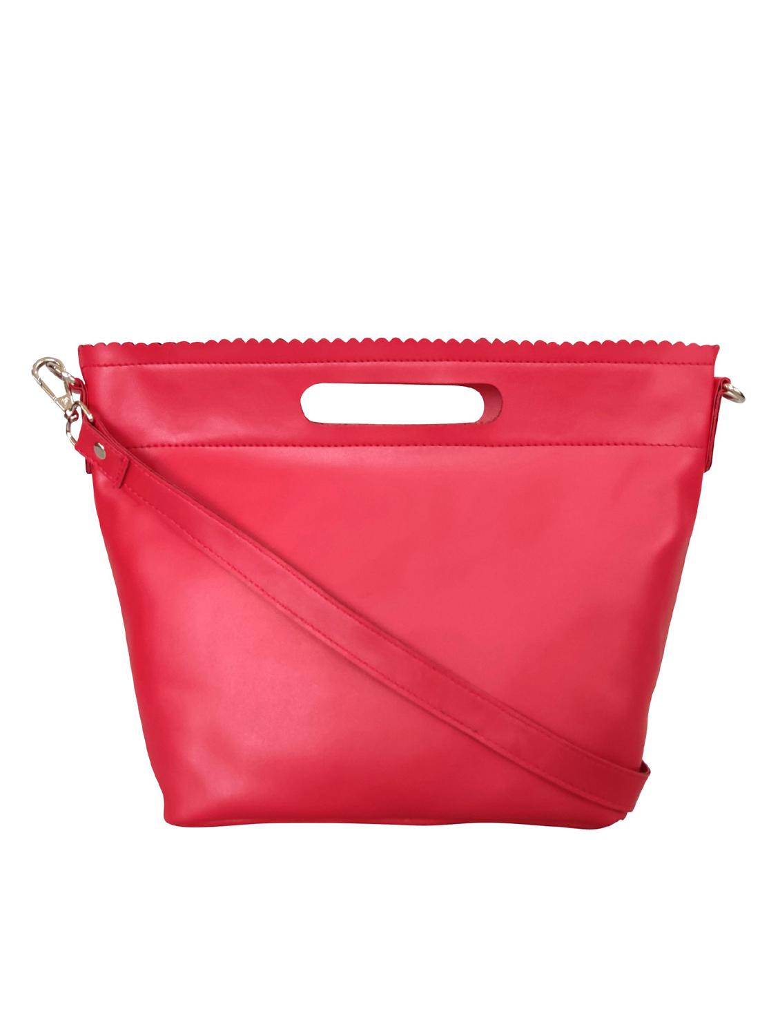 red leatherette (pu) sling bag - 16370297 - Zoom Image - 0