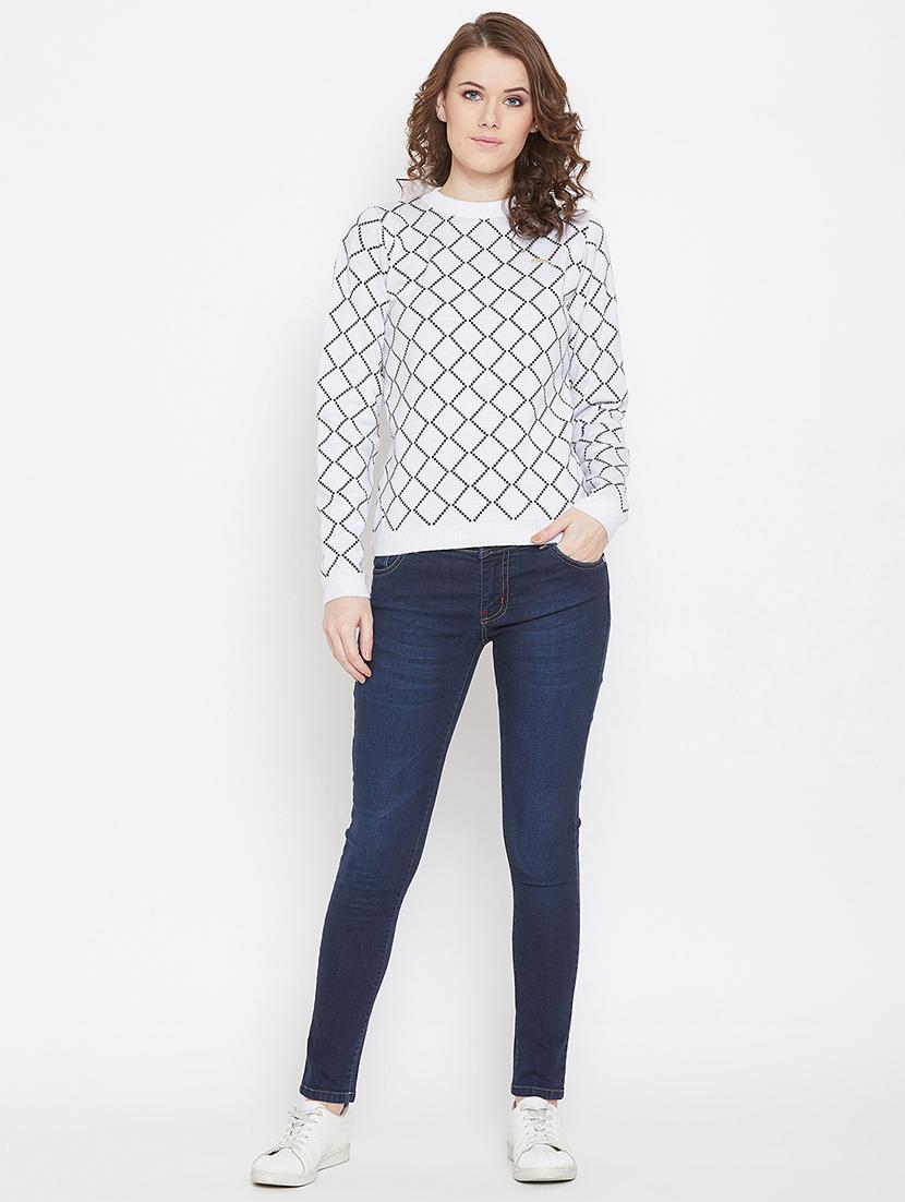 crew neck long sleeved pullover - 16370771 - Standard Image - 3