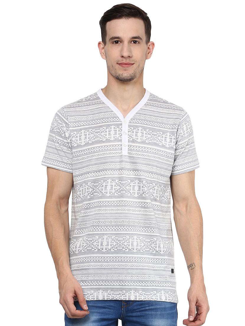 grey printed t-shirt - 16373185 - Zoom Image - 0