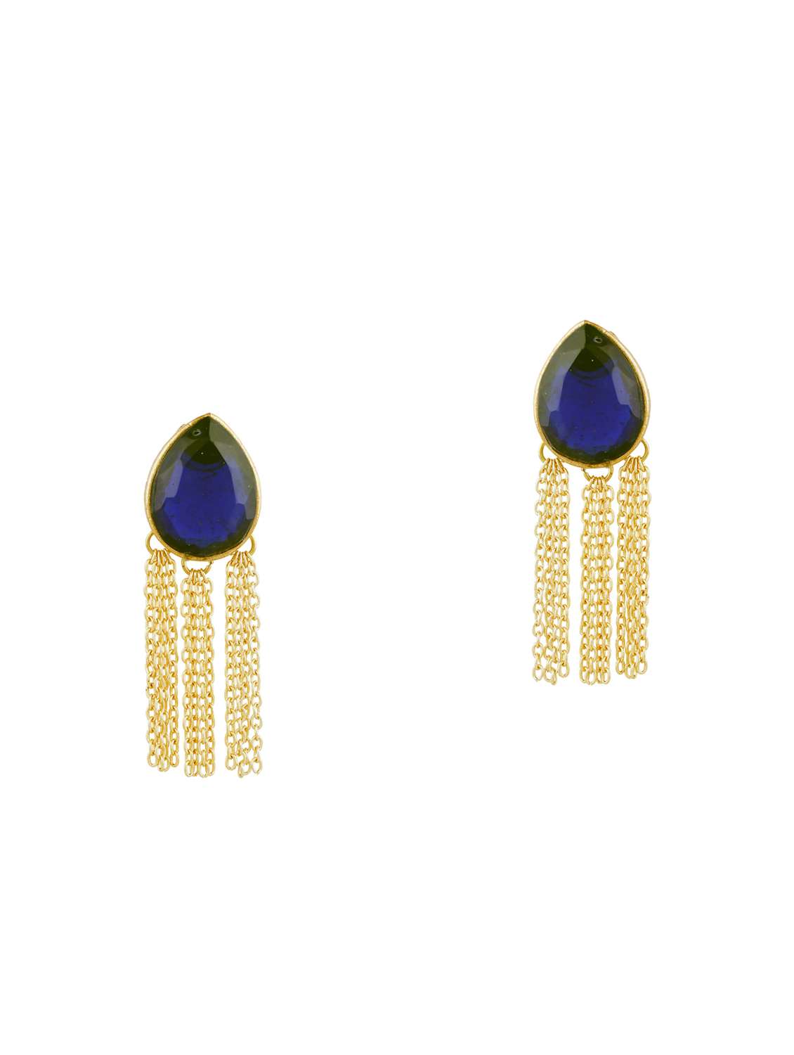 blue drop earring
