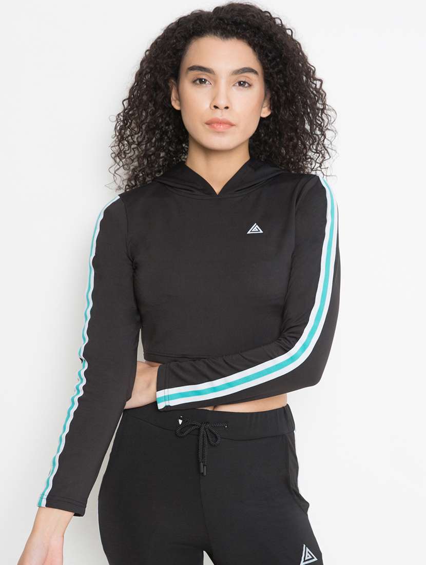 side taped solid tee 