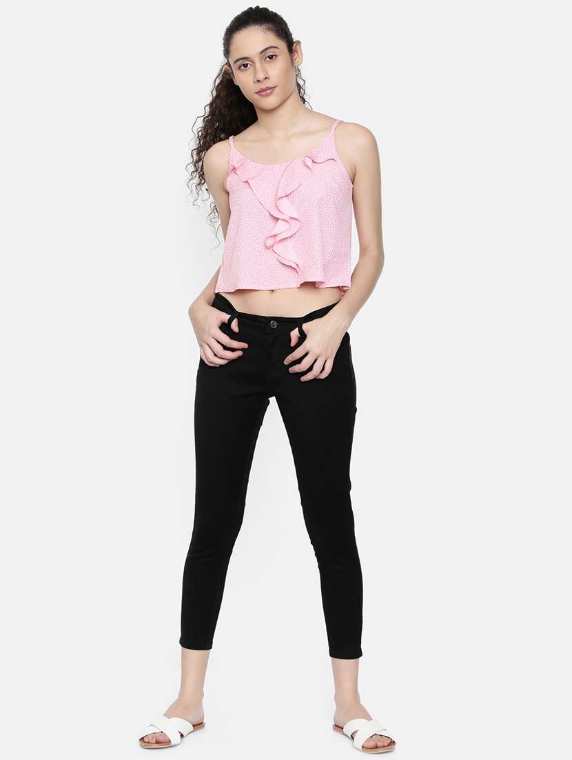 mid rise slim fit cropped jeans - 16383766 -  Standard Image - 3