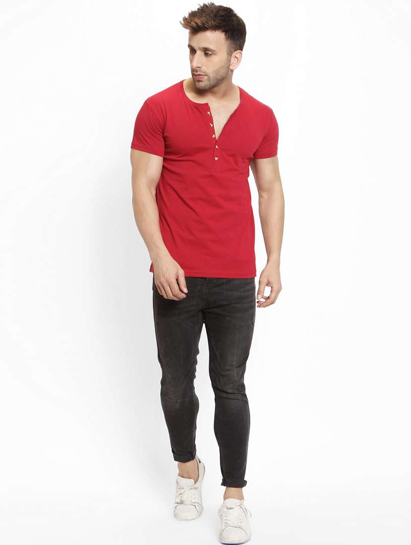 red cotton tshirt - 16386123 -  Standard Image - 3