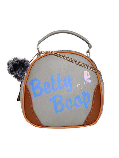 grey leatherette (pu) sling bag - 16386703 -  Standard Image - 0