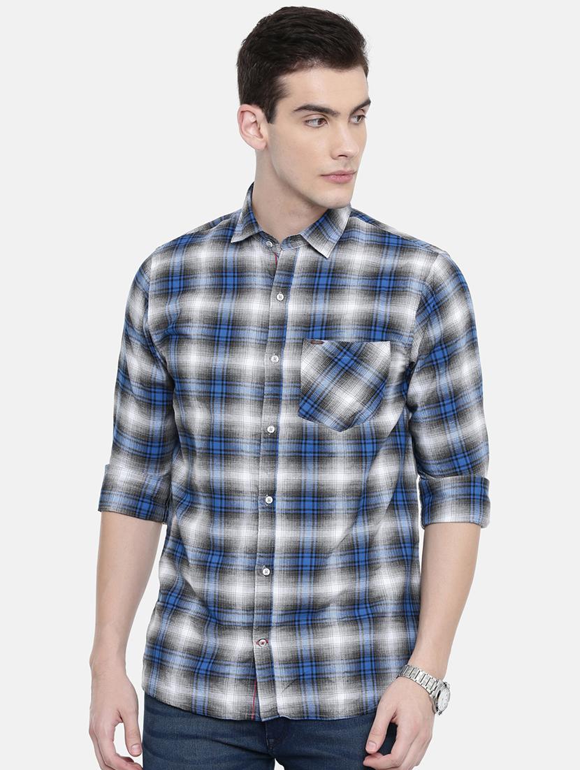 multi colored checkered casual shirt - 16387650 - Zoom Image - 0