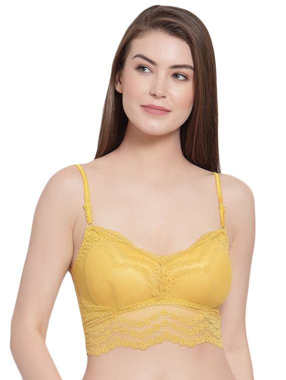 lightly padded laced bralette - 16396923 -  Zoom Image - 0