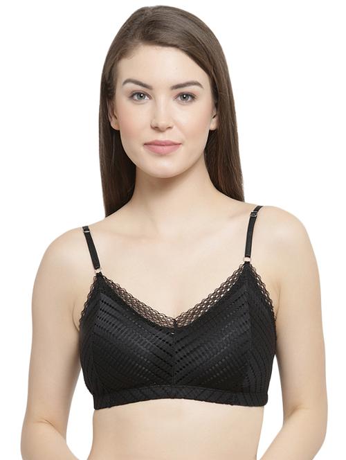 lightly padded laced bra - 16396935 - Standard Image - 0