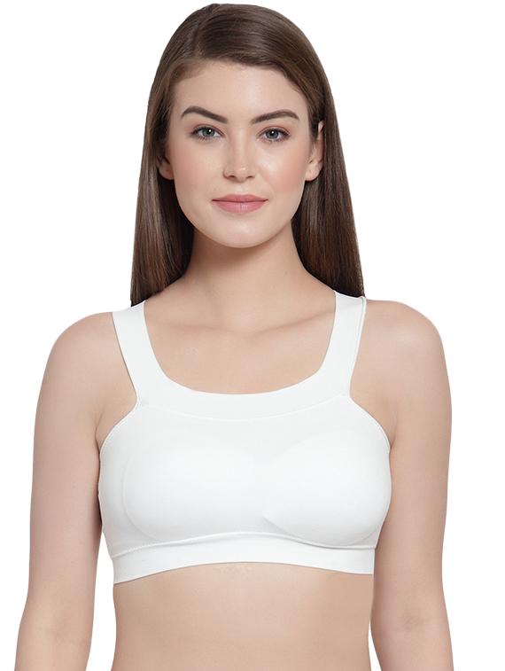 racer back solid bra - 16396939 - Zoom Image - 0