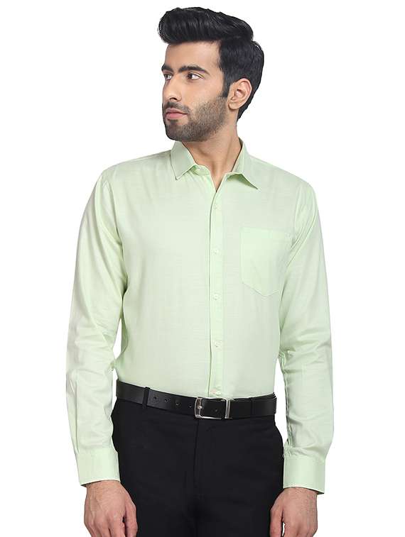 mens solids formal shirt