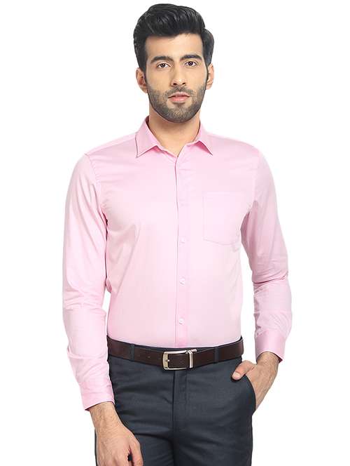 mens solids formal shirt - 16399672 -  Standard Image - 0