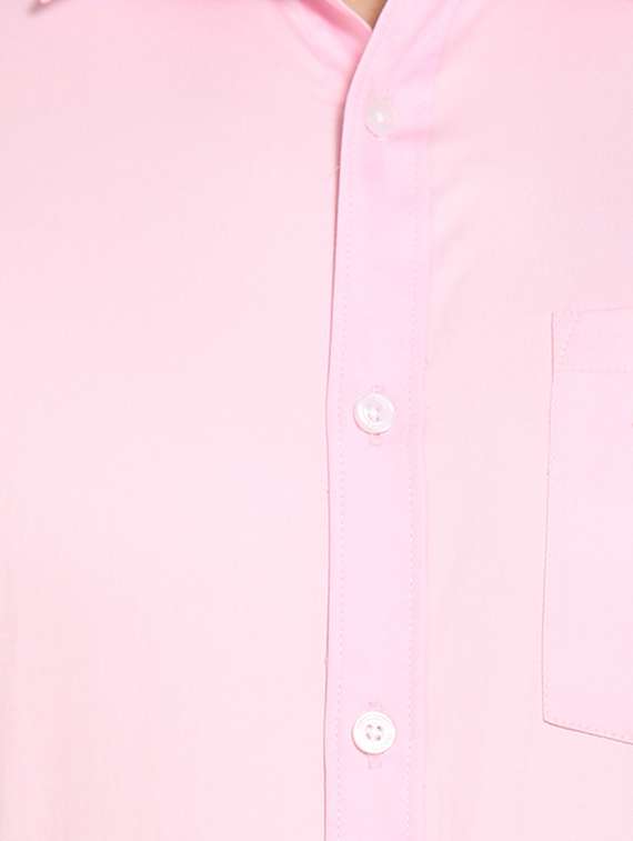 mens solids formal shirt - 16399672 -  Standard Image - 3