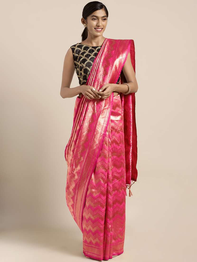 zari motifs kanjivaram saree with blouse