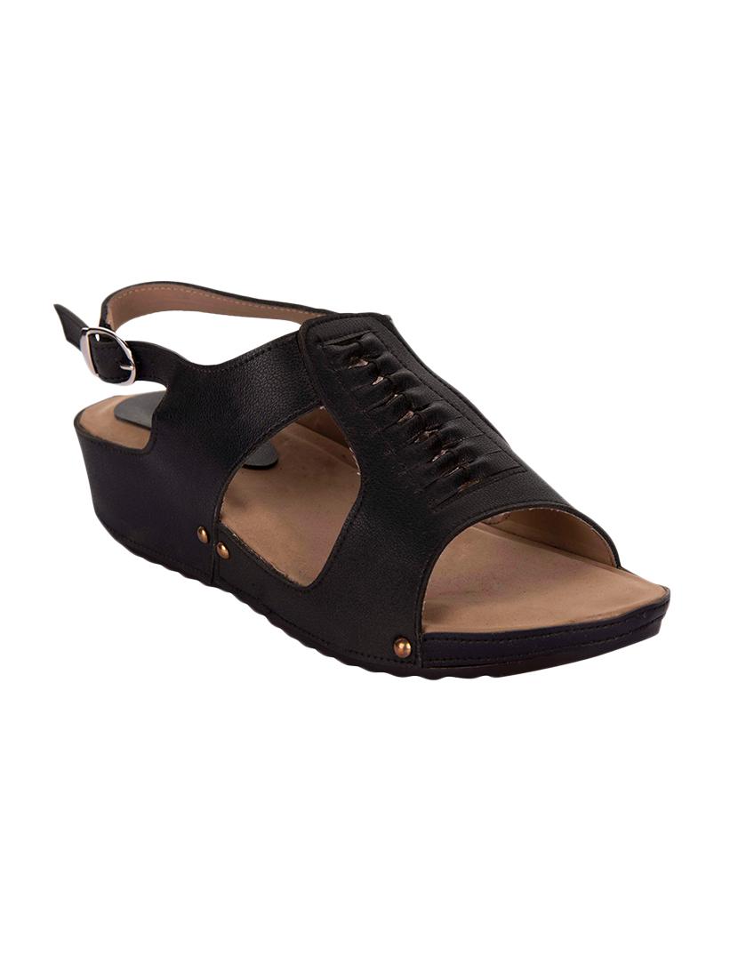 black back strap sandals - 16401749 - Zoom Image - 0