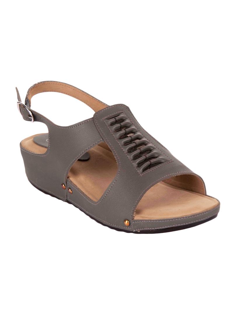 grey back strap sandals - 16401751 -  Zoom Image - 0