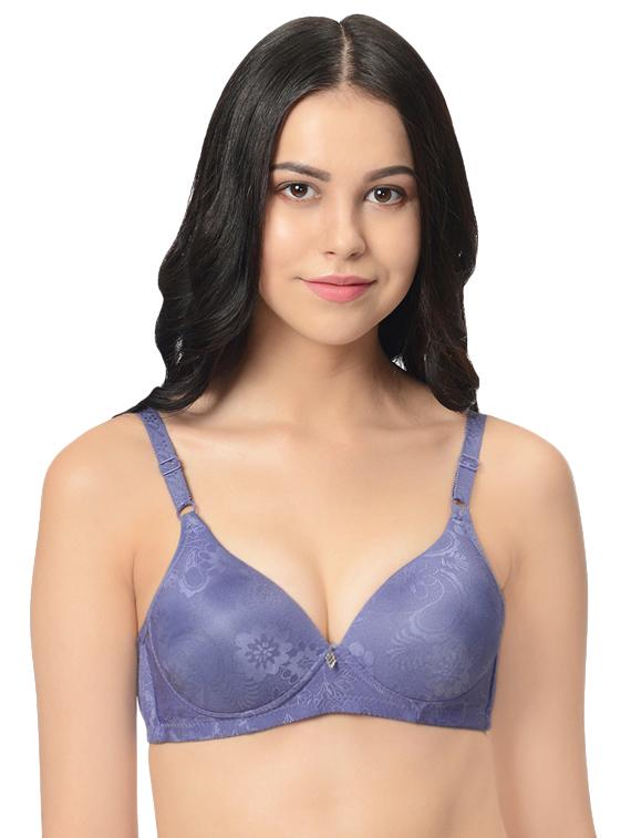 embellished floral t-shirt bra - 16403283 -  Zoom Image - 0