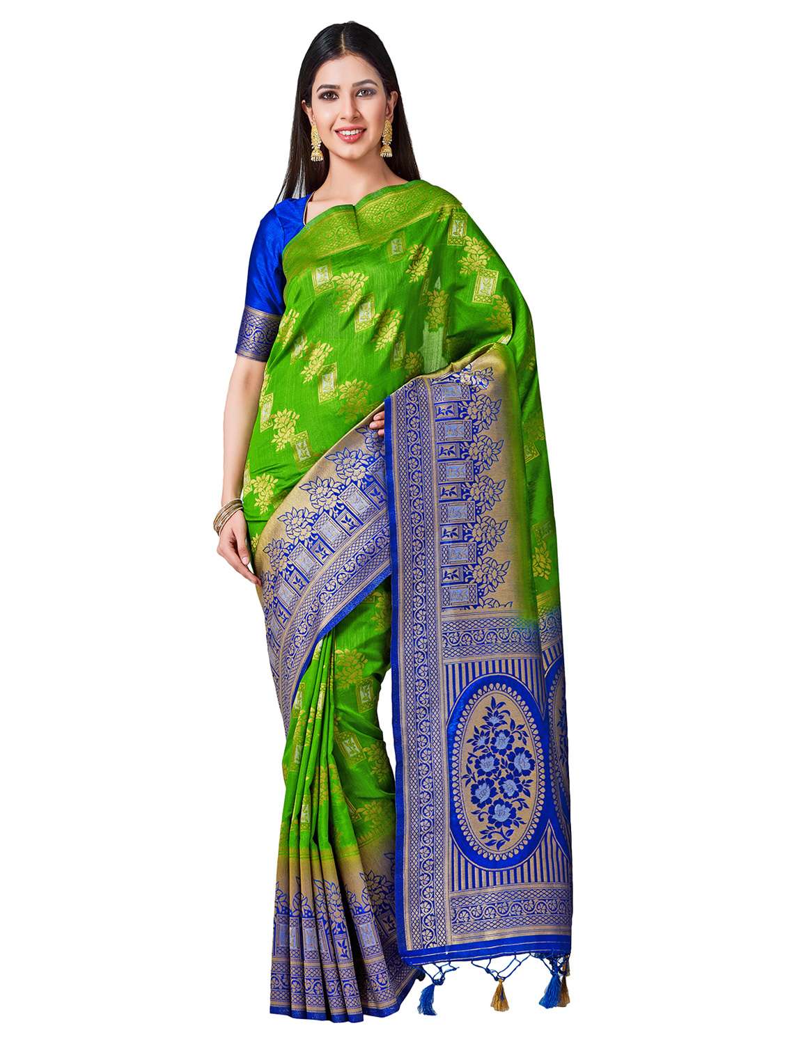 self-design kanjivaram saree