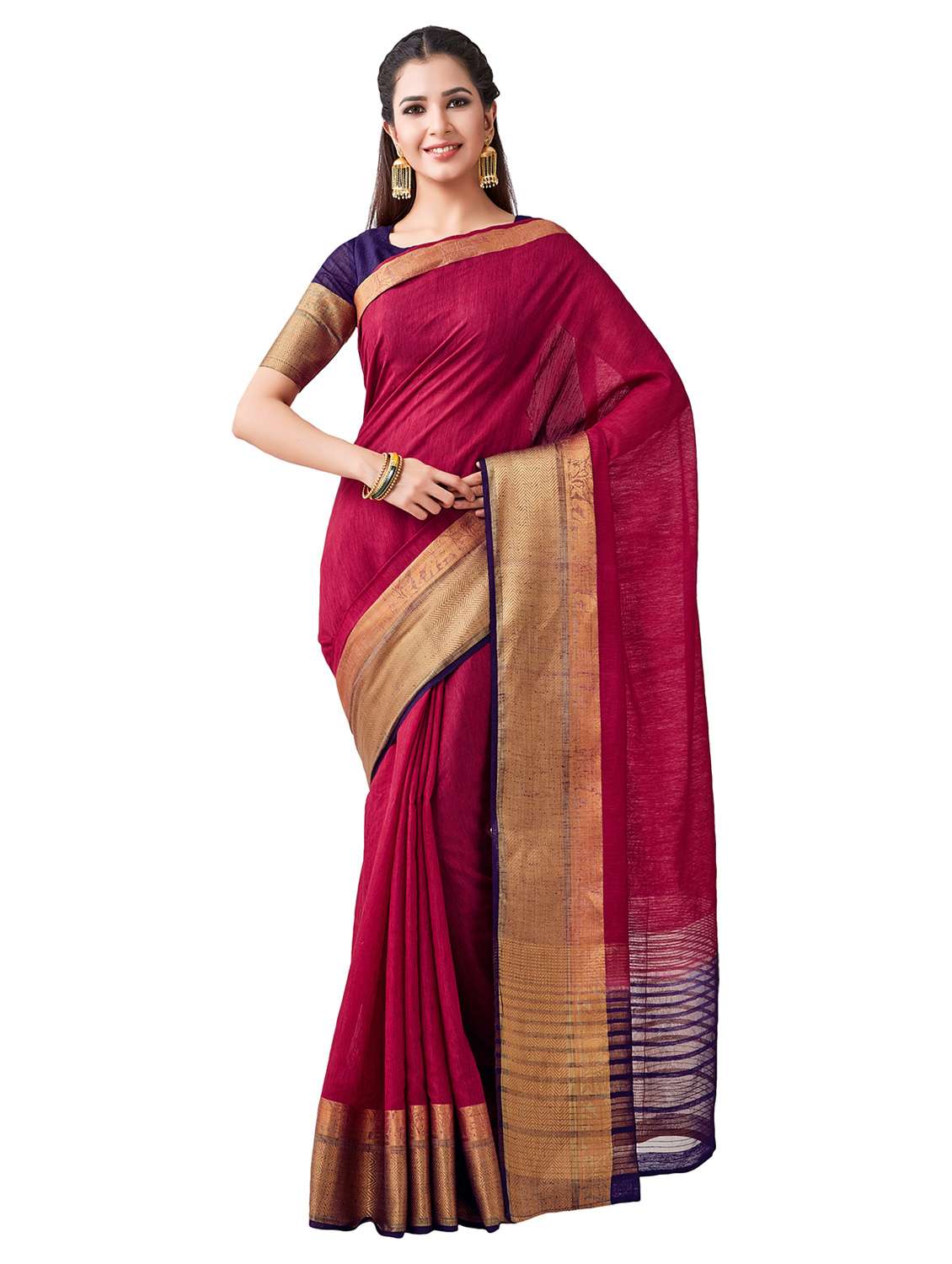 bordered kanjivaram saree