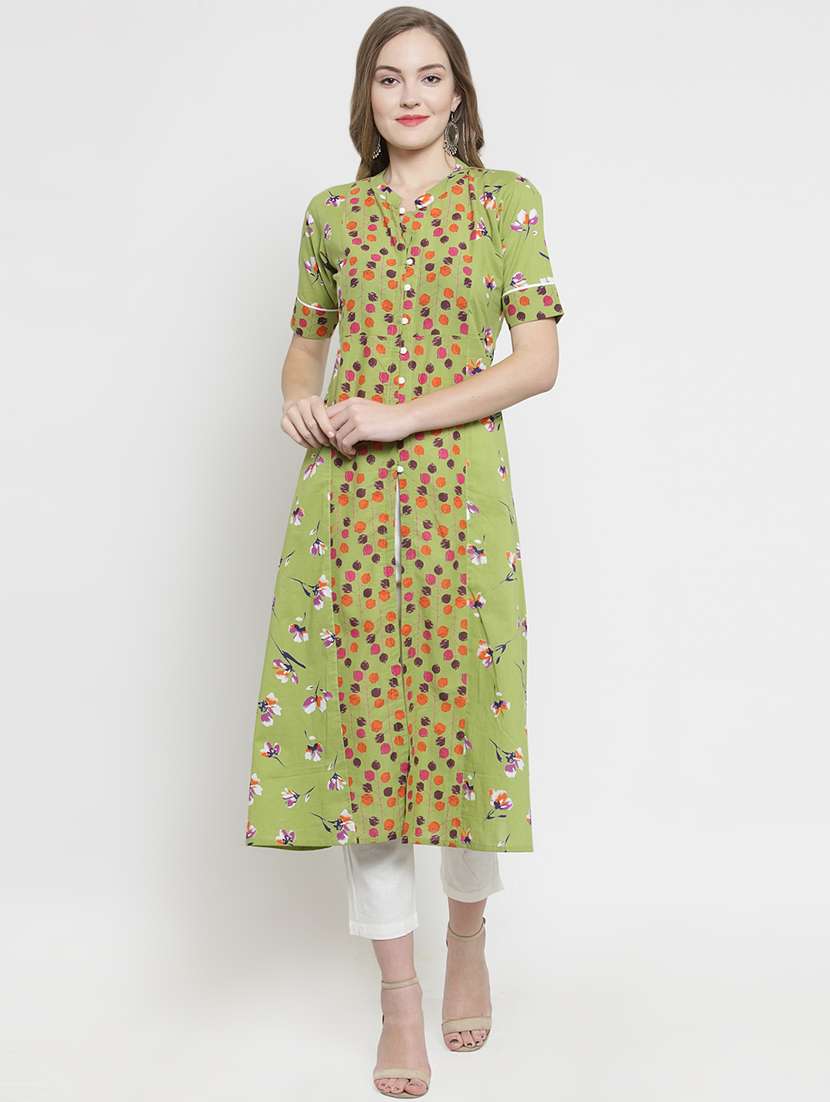 printed kurta pant set - 16408156 - Zoom Image - 0
