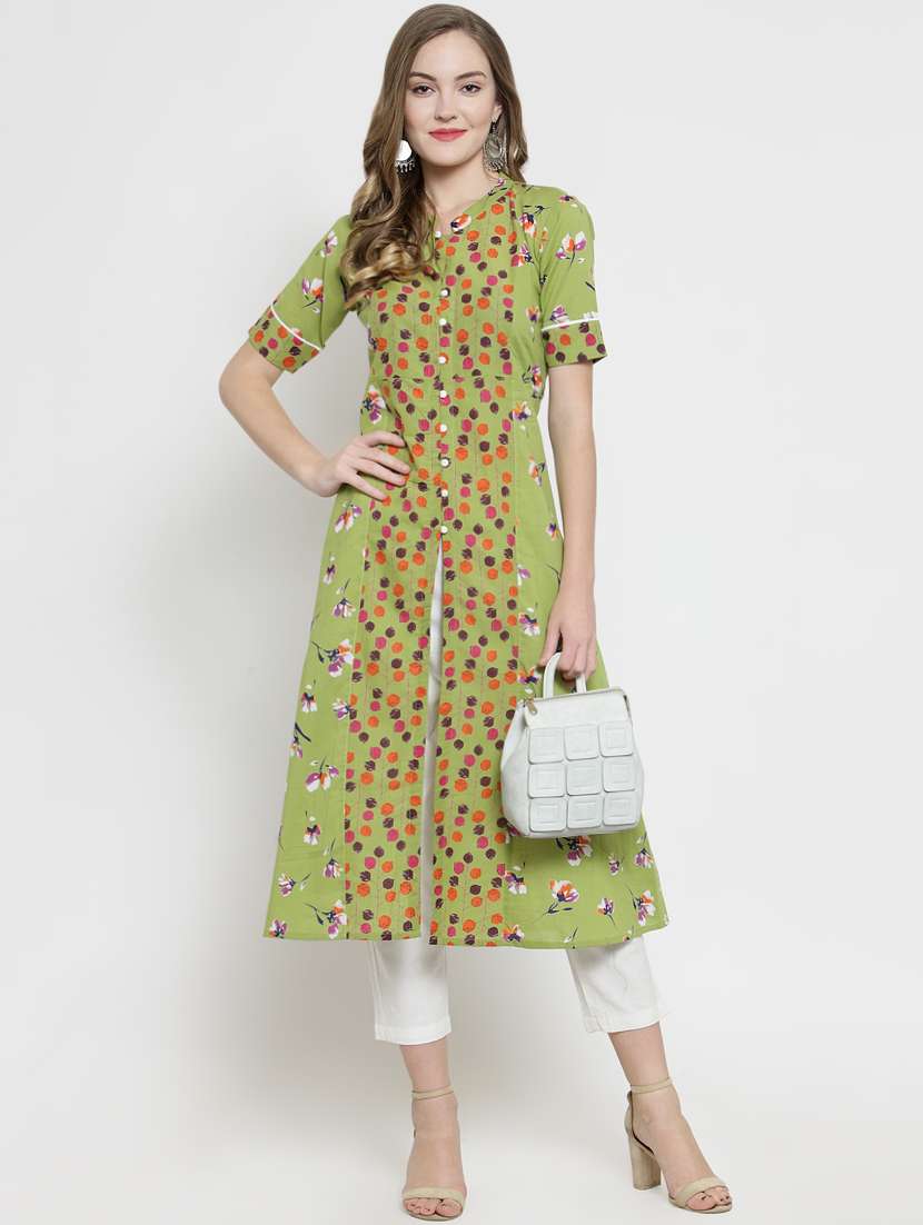 printed kurta pant set - 16408156 - Standard Image - 3