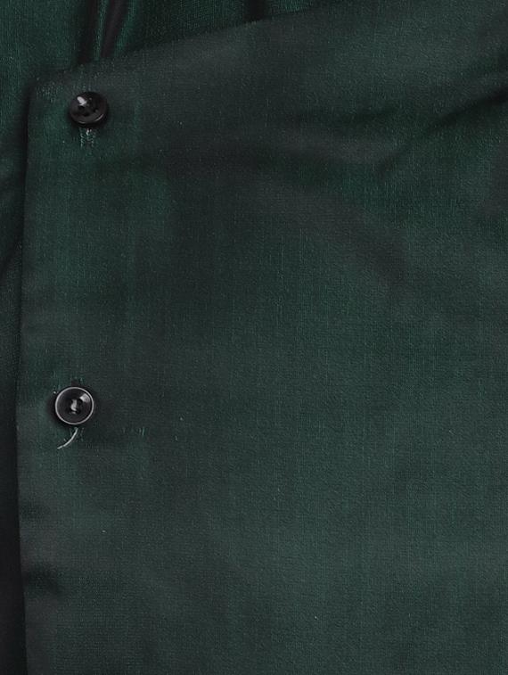 green dupion long kurta - 16408986 - Standard Image - 3