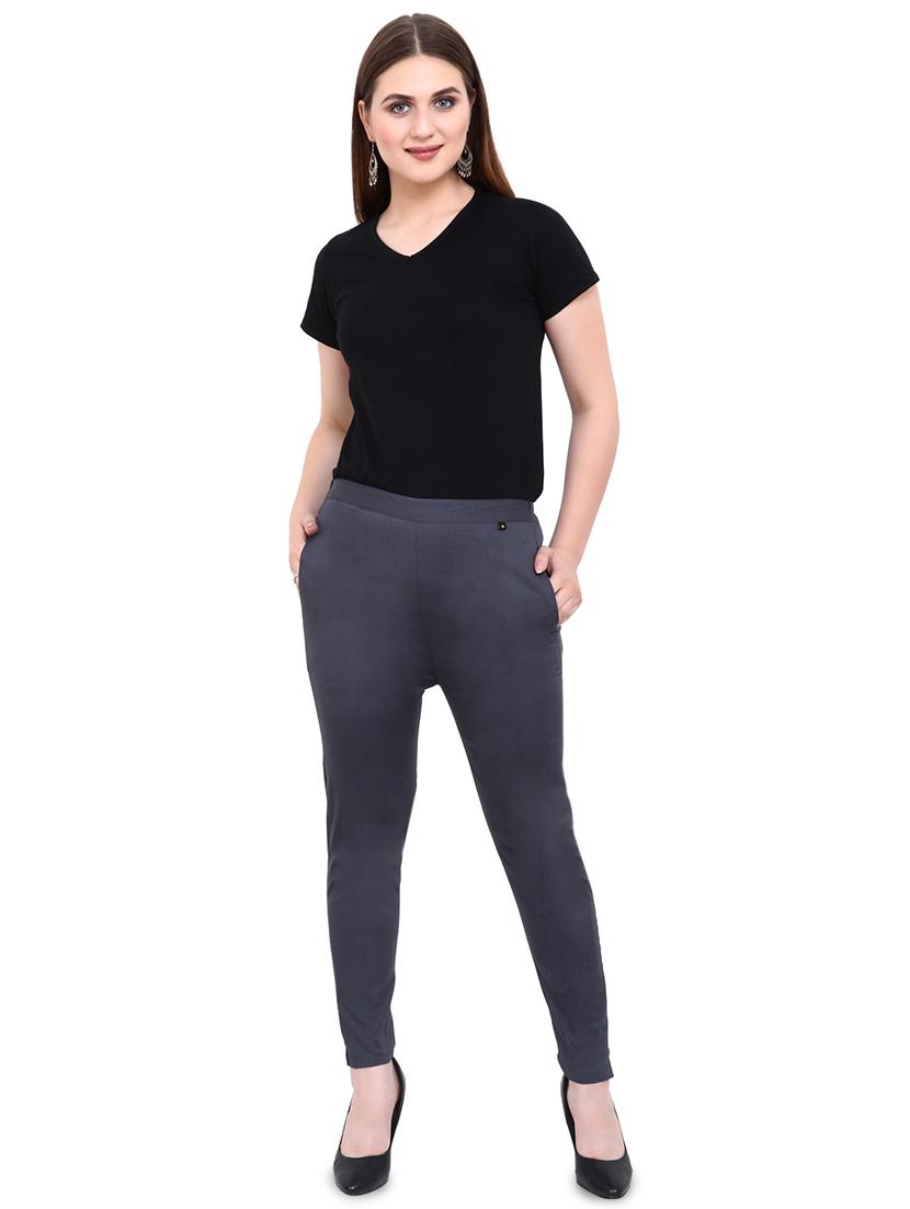pocket detail flat front trousers - 16409337 - Standard Image - 3