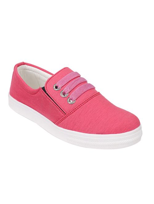 pink slip on casual shoes - 16416466 - Standard Image - 0