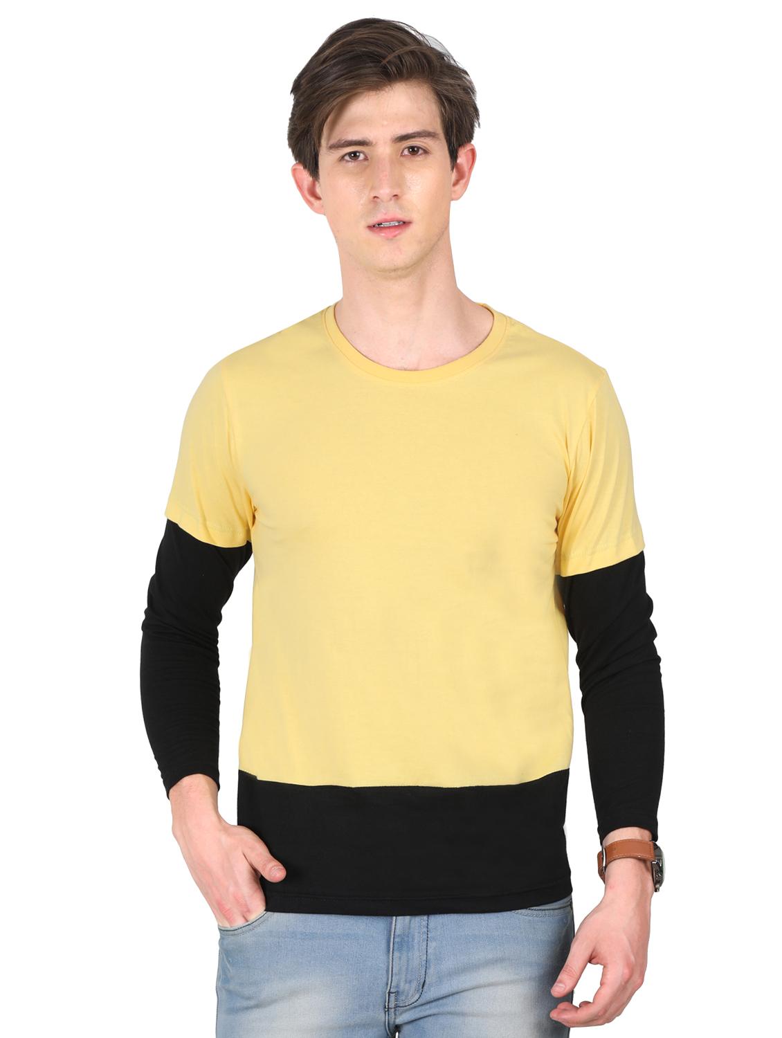 yellow cut & sew t-shirt - 16421375 - Zoom Image - 0