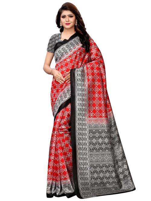conversational mysore silk saree with blouse - 16422159 - Standard Image - 0