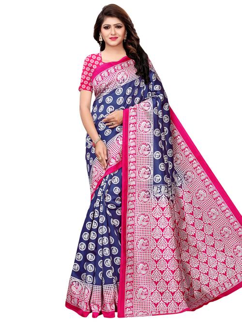 conversational mysore silk saree with blouse - 16422160 -  Standard Image - 0