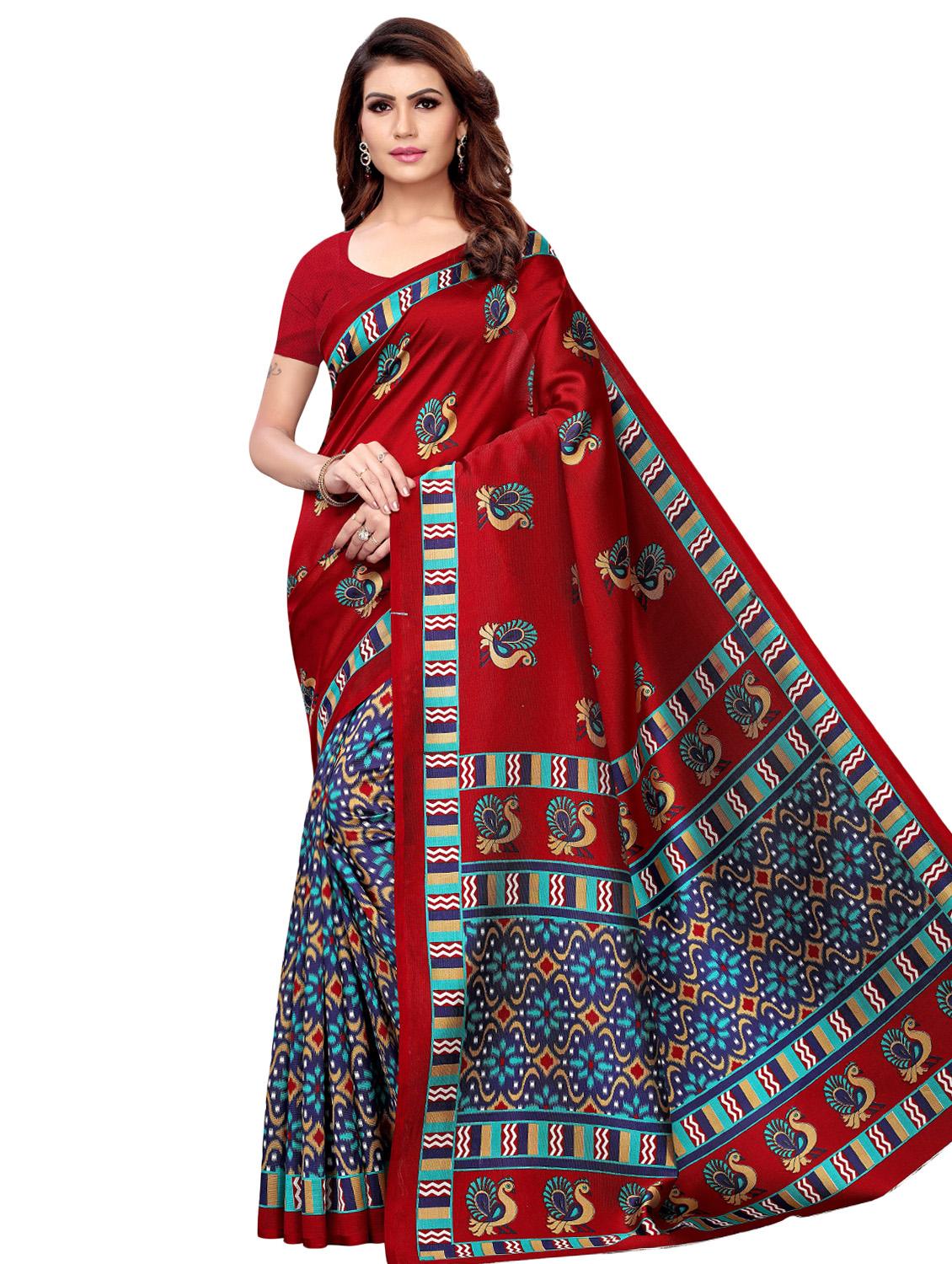 conversational mysore silk saree with blouse - 16422170 - Zoom Image - 0