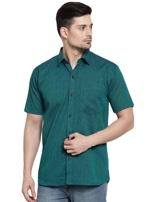 mens solid casual shirt - 16424758 -  Standard Image - 0