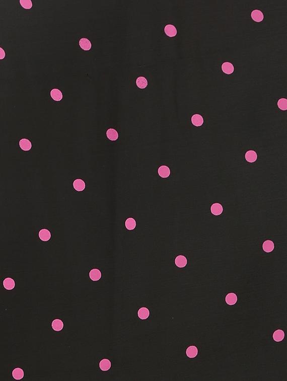 polka dots printed half & half saree with blouse - 16426835 - Standard Image - 3