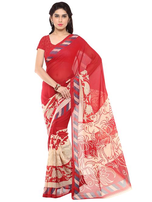 floral printed saree - 16426851 -  Standard Image - 0